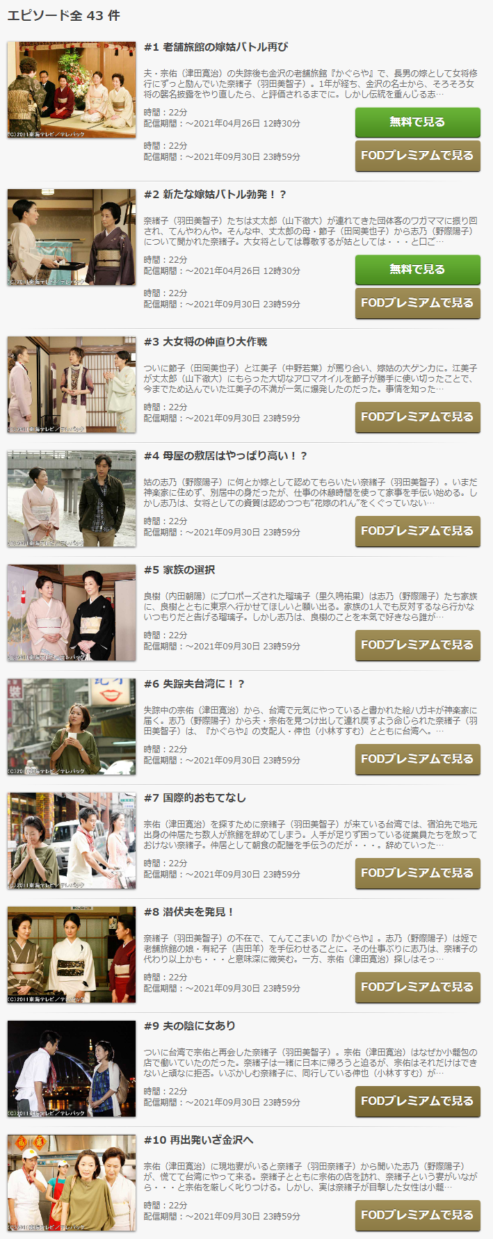 花嫁のれん 第2シリーズ の動画を無料で見る裏ワザ 1話 43話 最終回 続編 羽田美智子 野際陽子 再放送 見逃し配信 ドラマフル視聴 動画インフォ